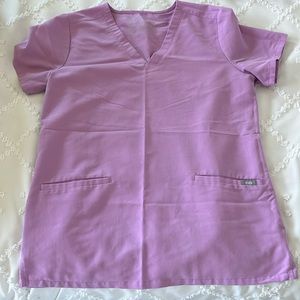 FIGS light purple women’s scrub top size small